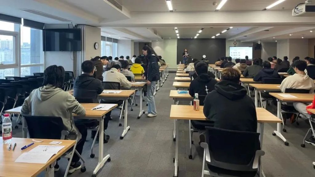 捷牧长沙分教中心奥德考试现场